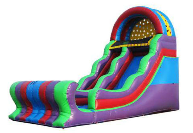 18 Ft Colorful Slide 2 DRY 18 Ft Colorful Slide 2 DRY