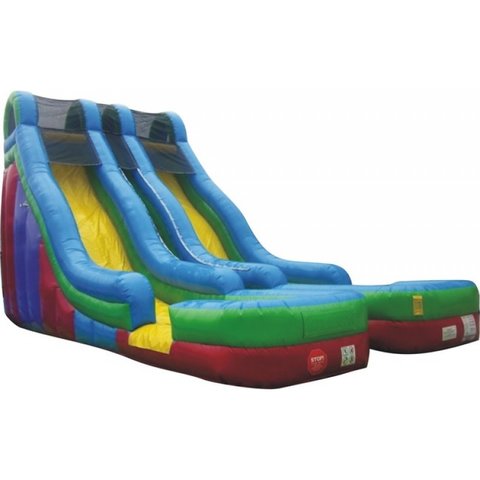 24' Double Lane DRY Slide 24' Double Lane DRY Slide