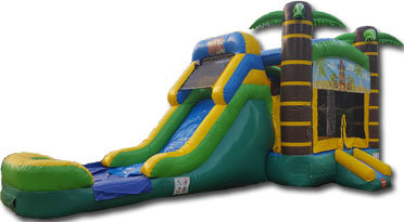 Tiki Bounce House Combo DRY Tiki Bounce House Combo DRY